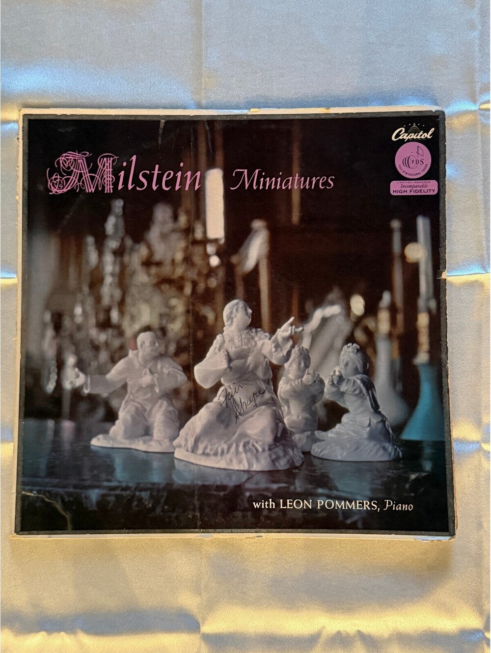 Vintage 1956 Nathan Milstein Miniatures Capitol FDS Mono LP P-8339 Violin